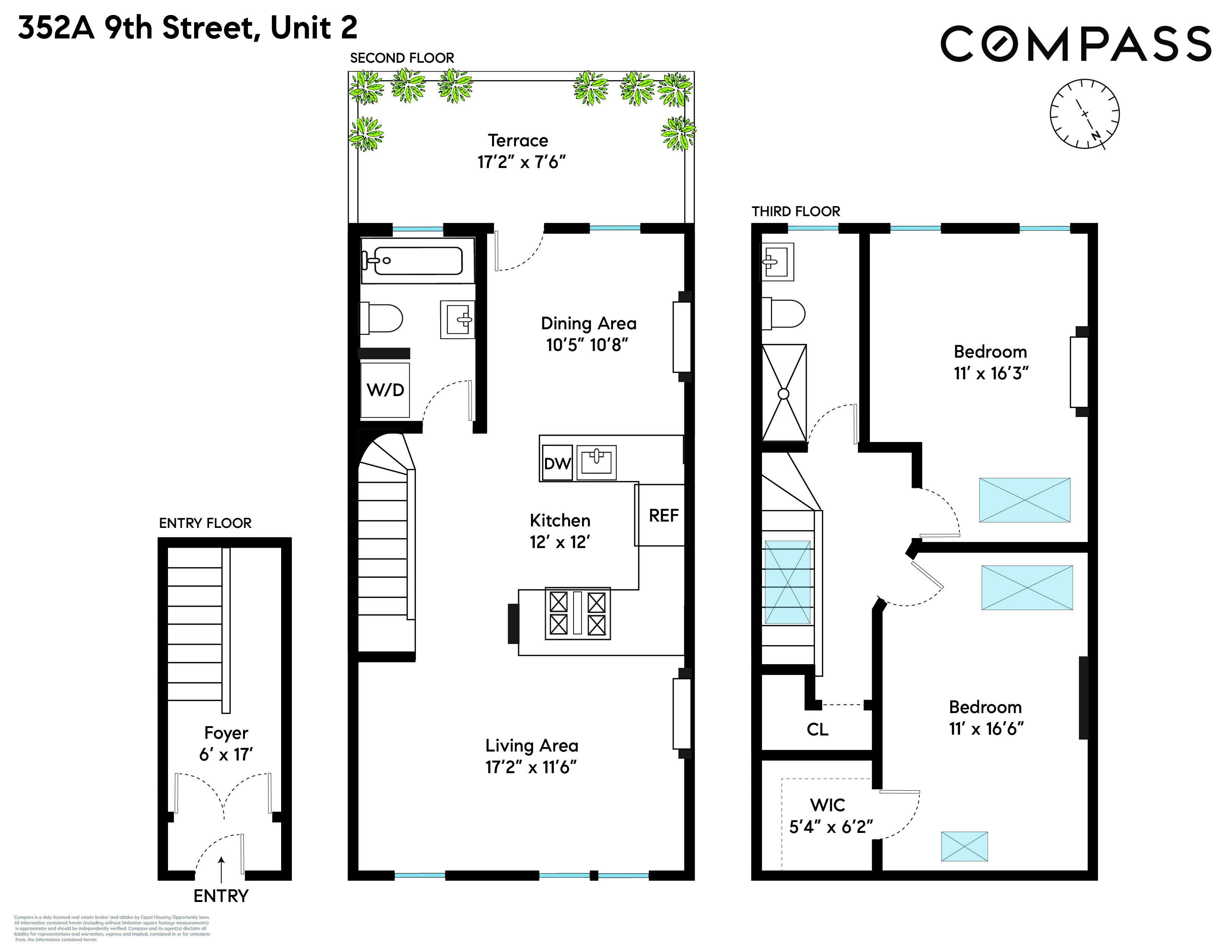 Floorplan for 9th Street, 2