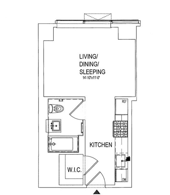 Floorplan for 3 Court Square, 1906