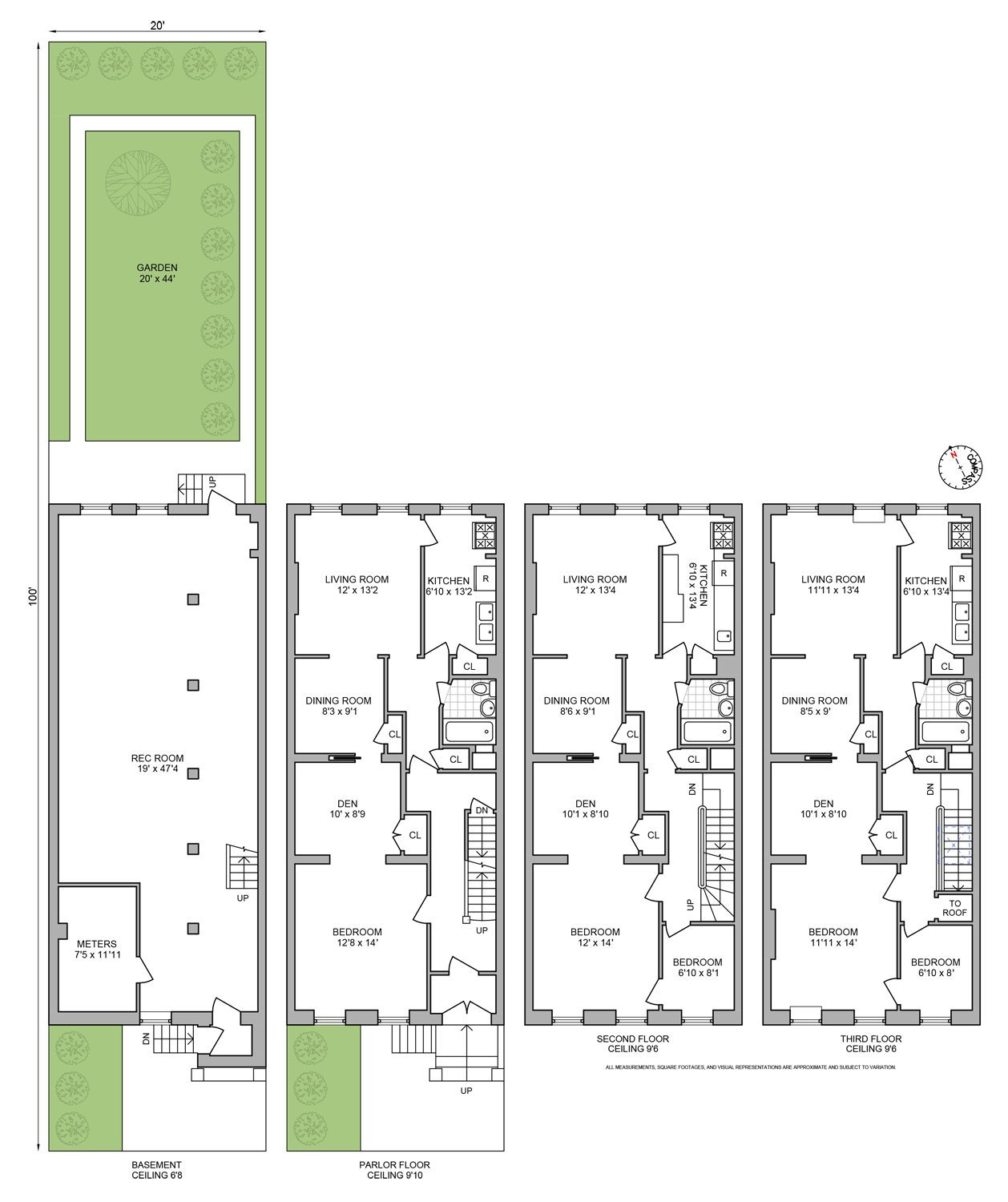 Floorplan for 265 12th Street