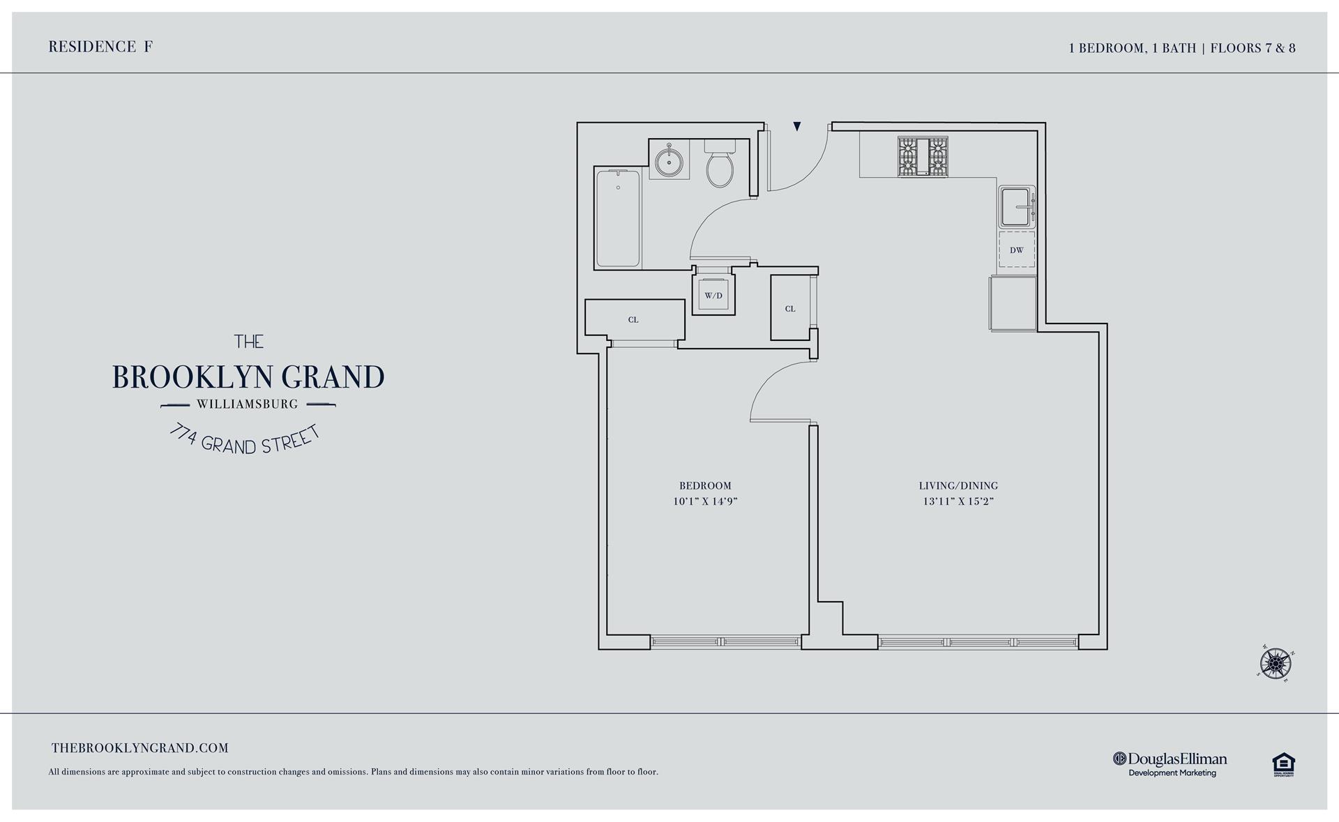 Floorplan for 774 Grand Street, PHF