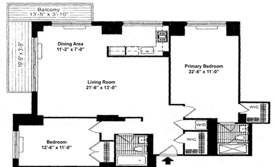 Floorplan for 515 East 72nd Street, 29D