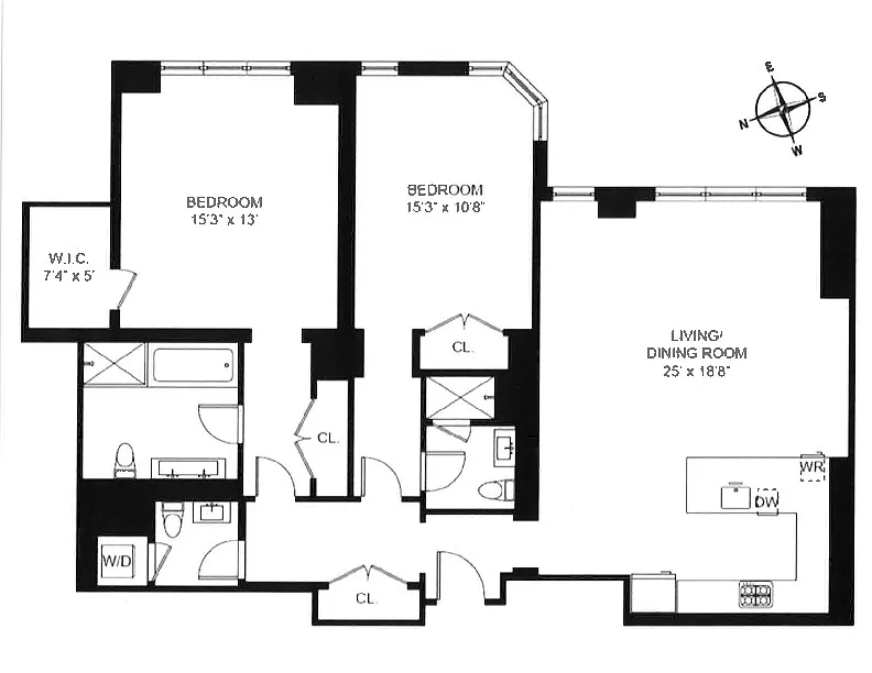 Floorplan for 21 East 61st Street, 10C