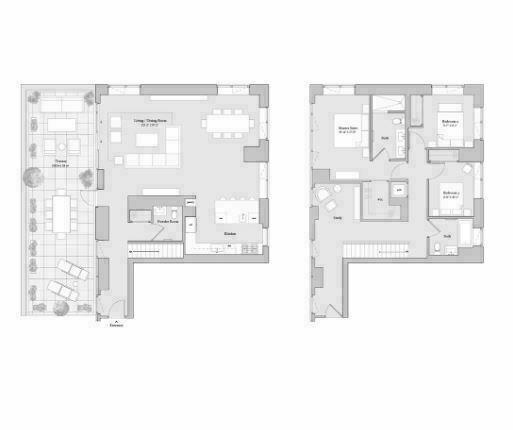 Floorplan for 1399 Park Avenue, 21B