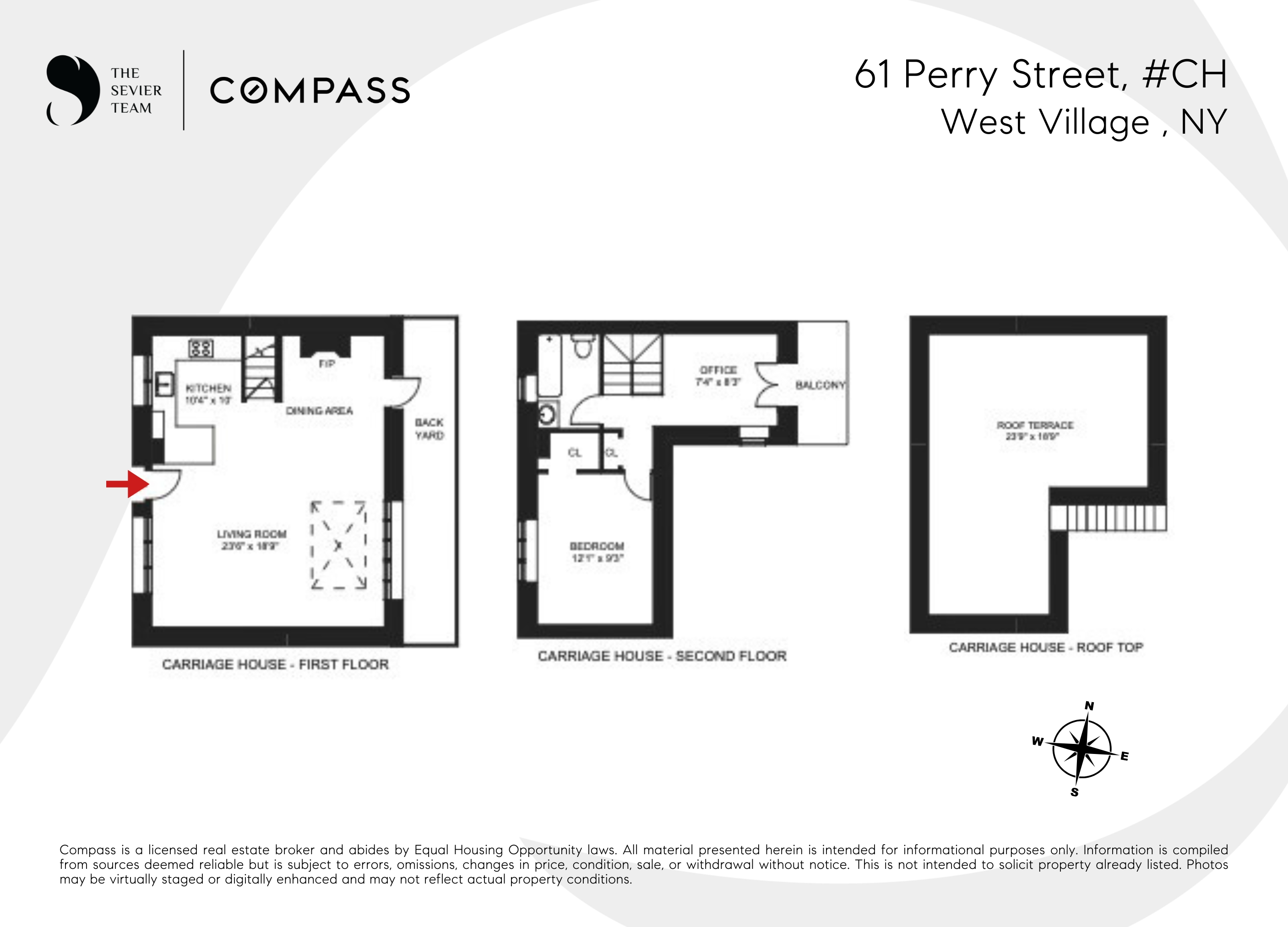 Floorplan for 61 Perry Street, CH