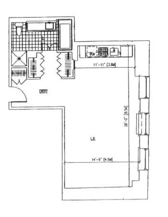 Floorplan for 20 Pine Street, 1915