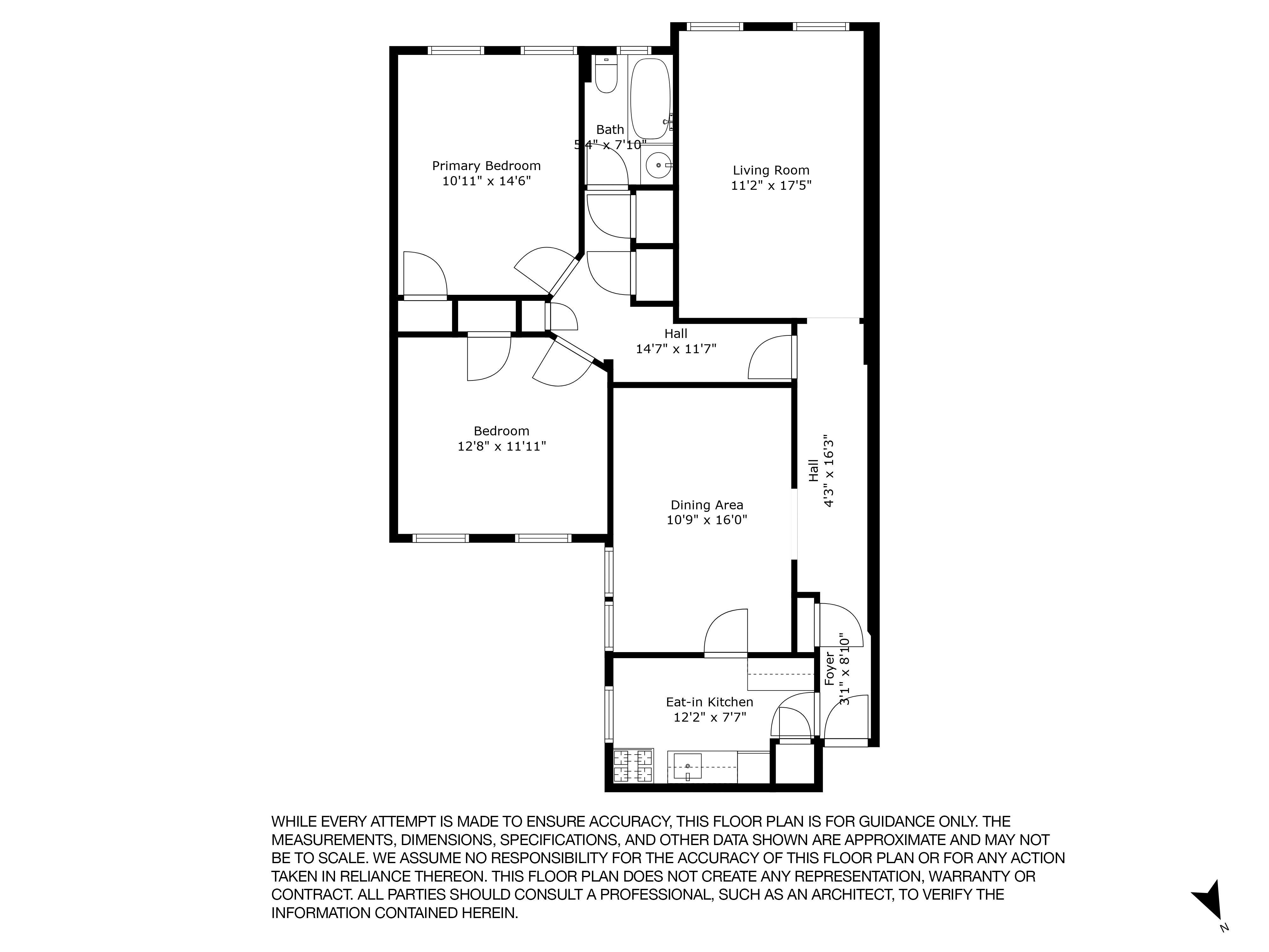 Floorplan for 315 East 88th Street, 6-G