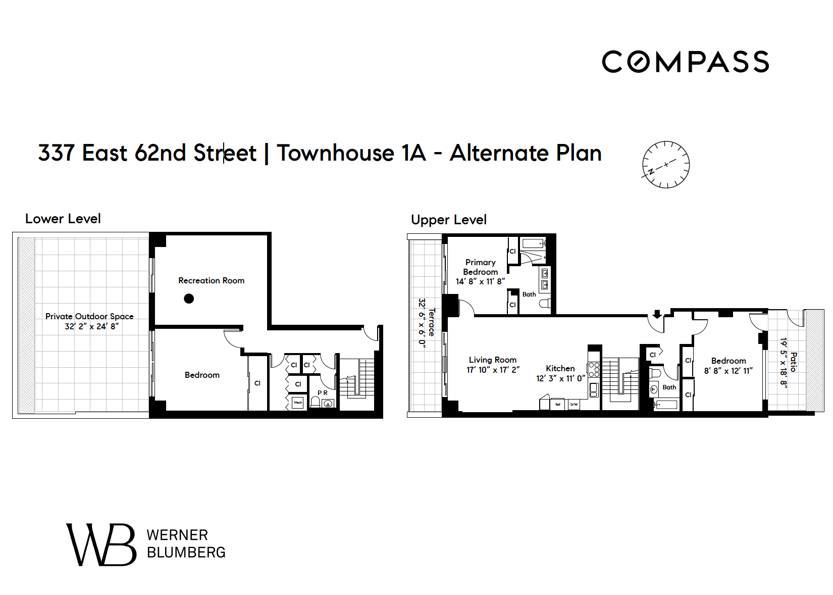 Floorplan for 337 East 62nd Street, 1A