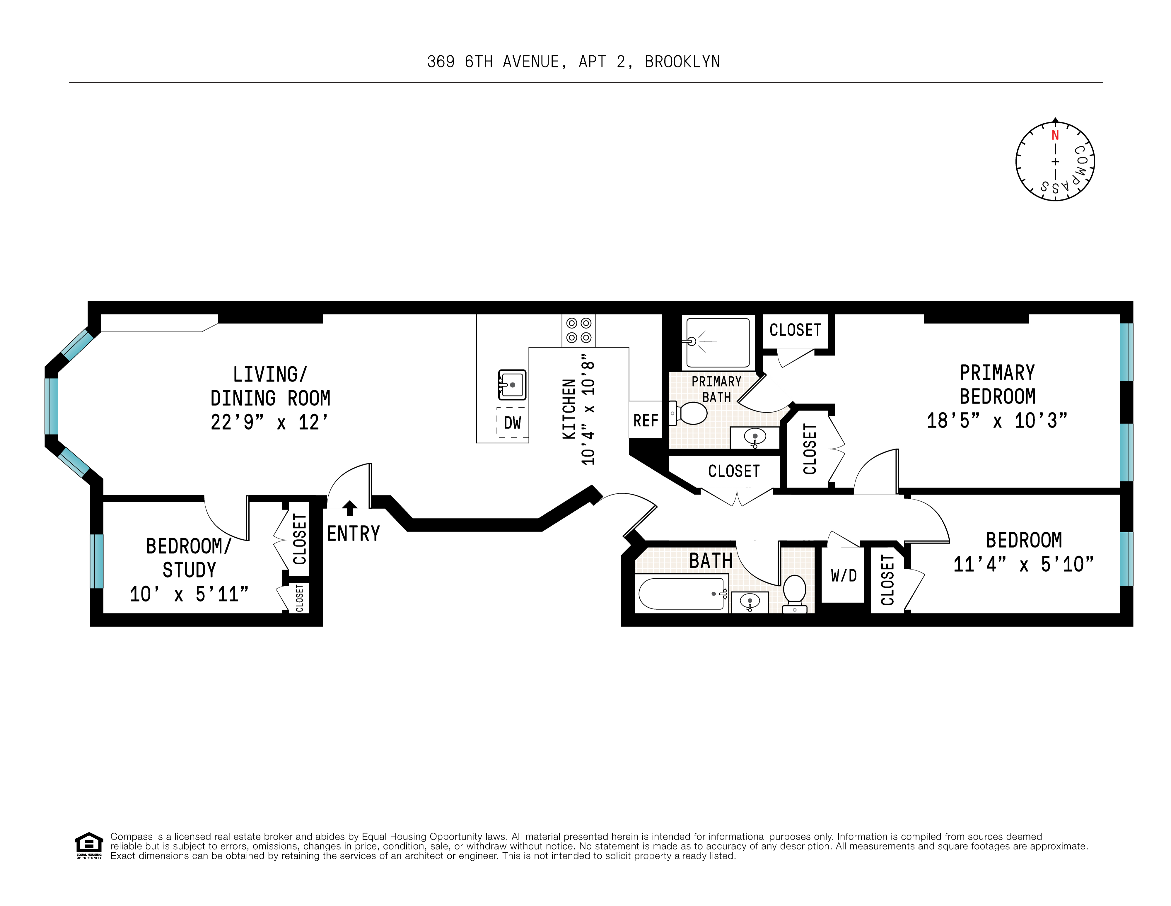 Floorplan for 369 6th Avenue, 2