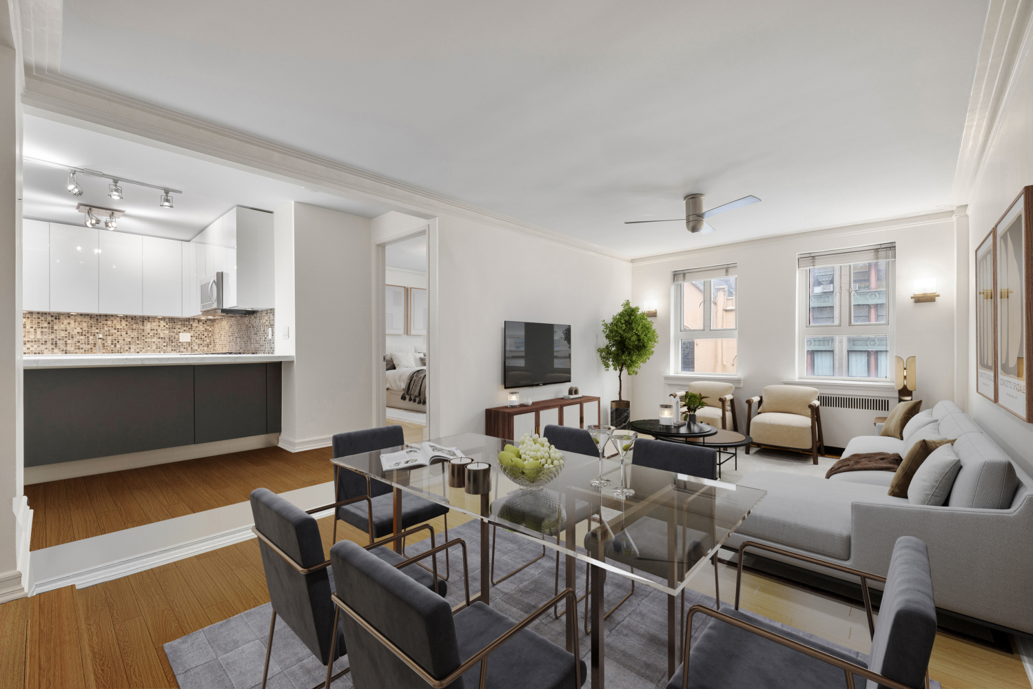 255 West 23rd Street 4Heast, Chelsea,  - 2 Bedrooms  
1 Bathrooms  
4 Rooms - 