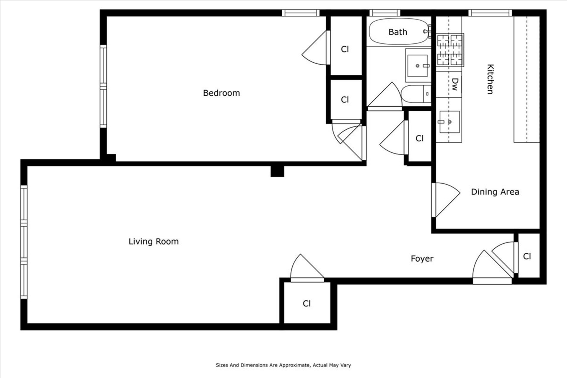 Floorplan for 2465 Palisade Avenue, 7H