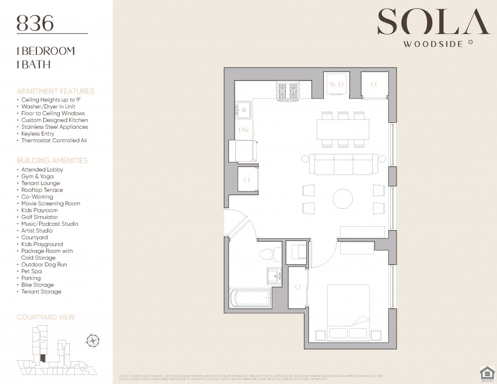 Floorplan for 72-01 Queens Boulevard, 836