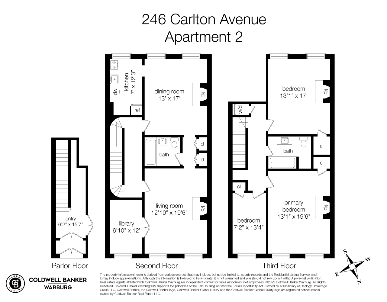 Floorplan for 246 Carlton Avenue, 2