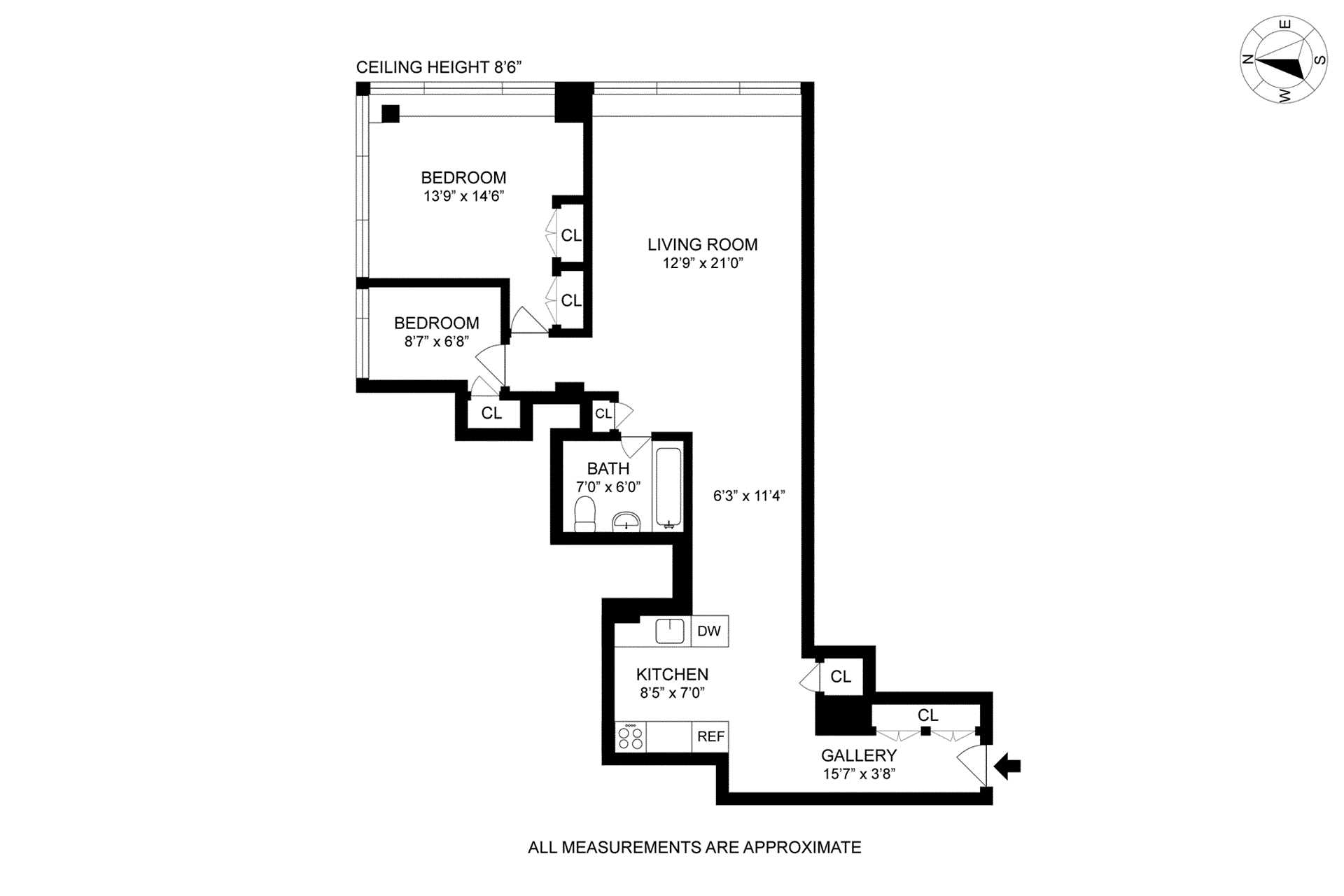 Floorplan for 130 Water Street, 9K