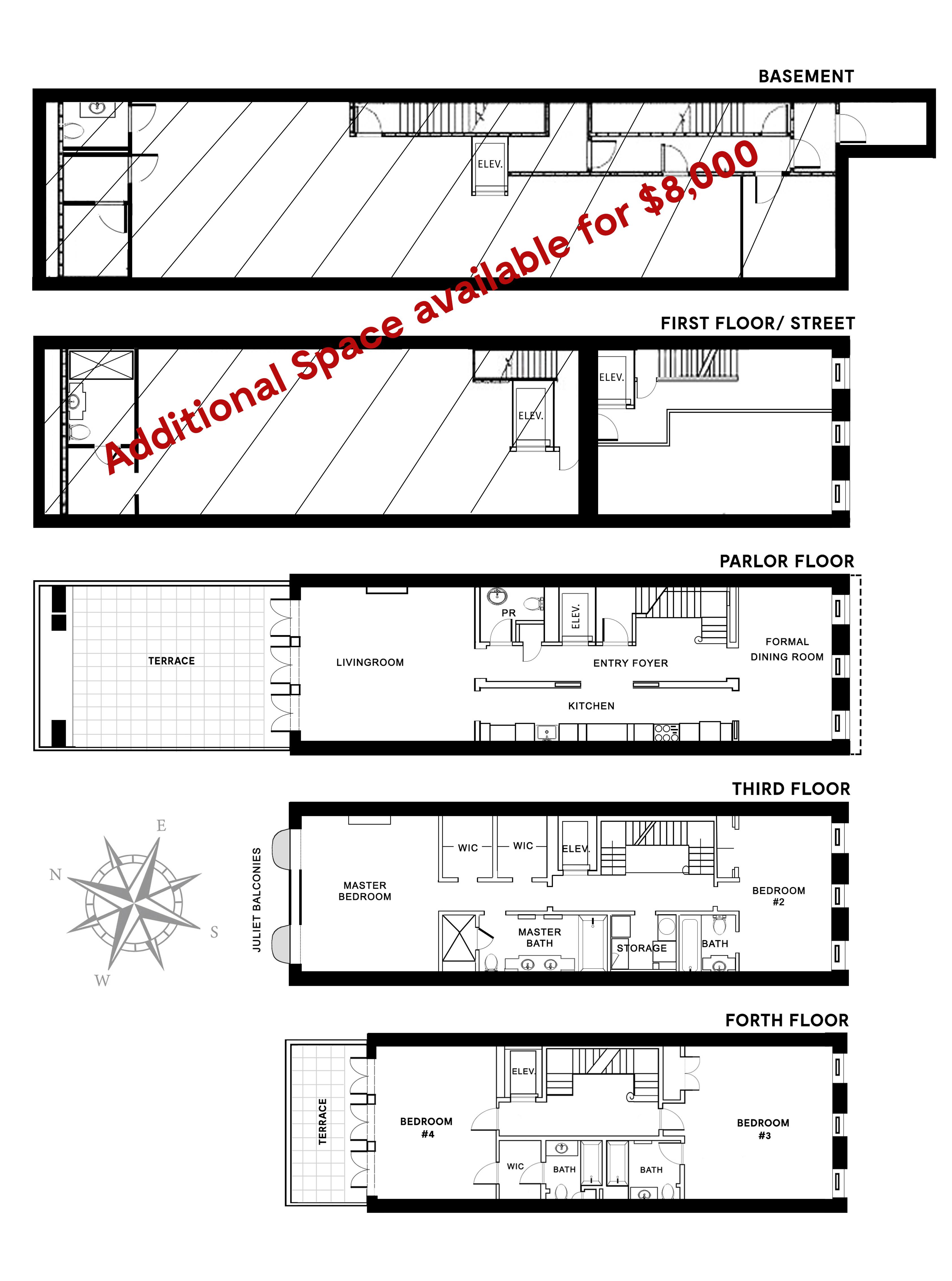 Floorplan for 205 East 61st Street, THOUSE