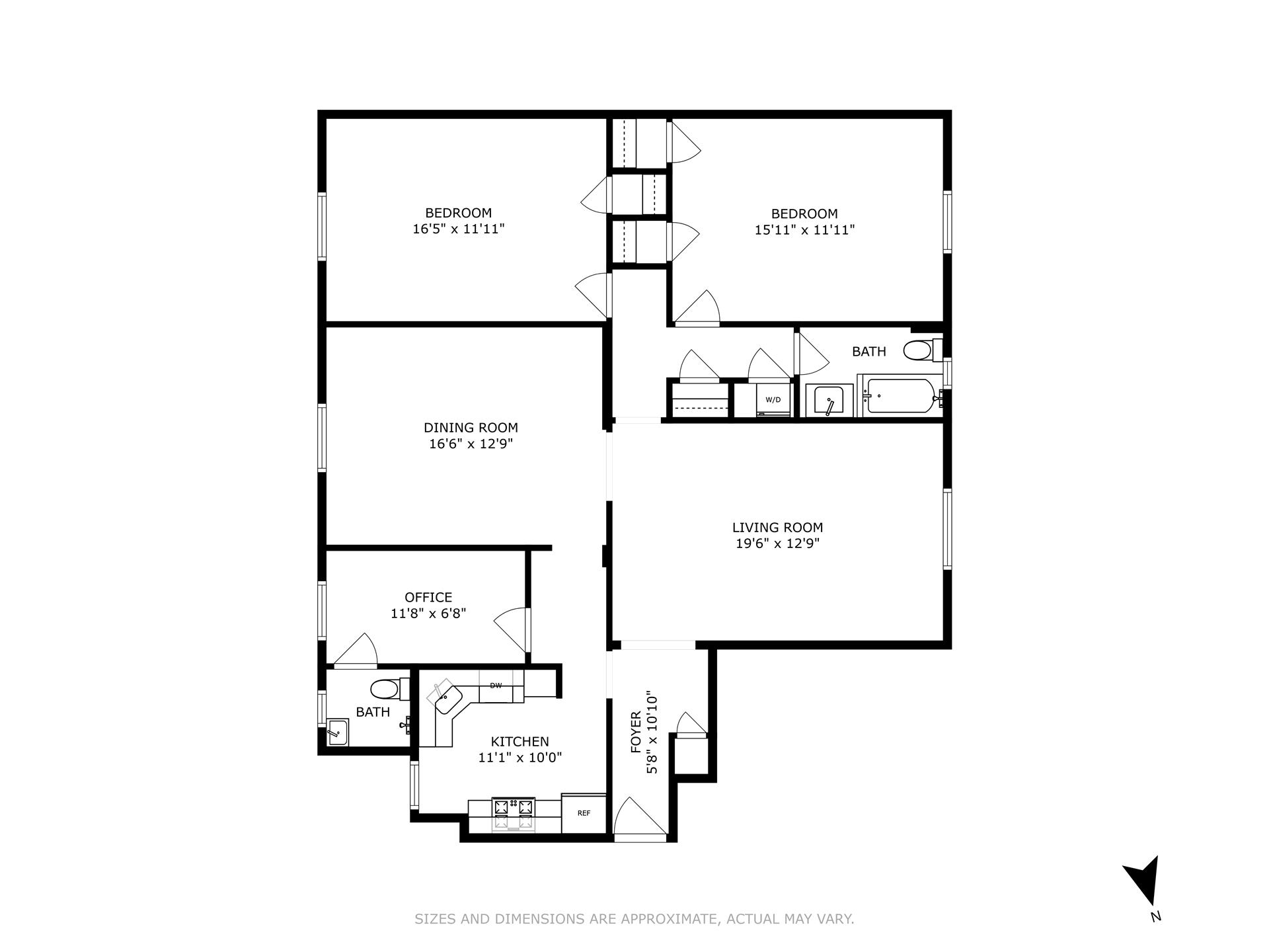 Floorplan for 195 Hicks Street, A6