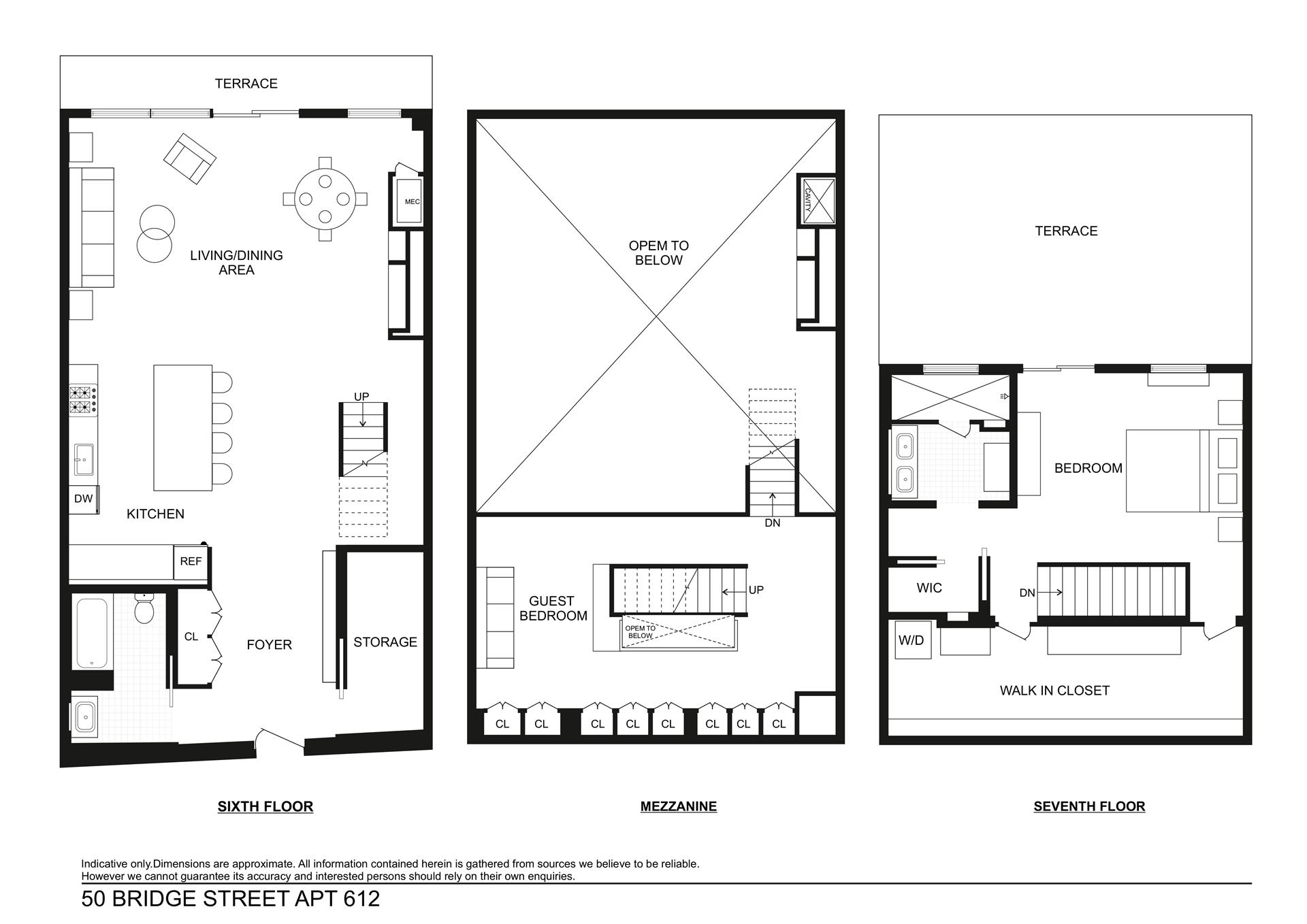 Floorplan for 50 Bridge Street, 612