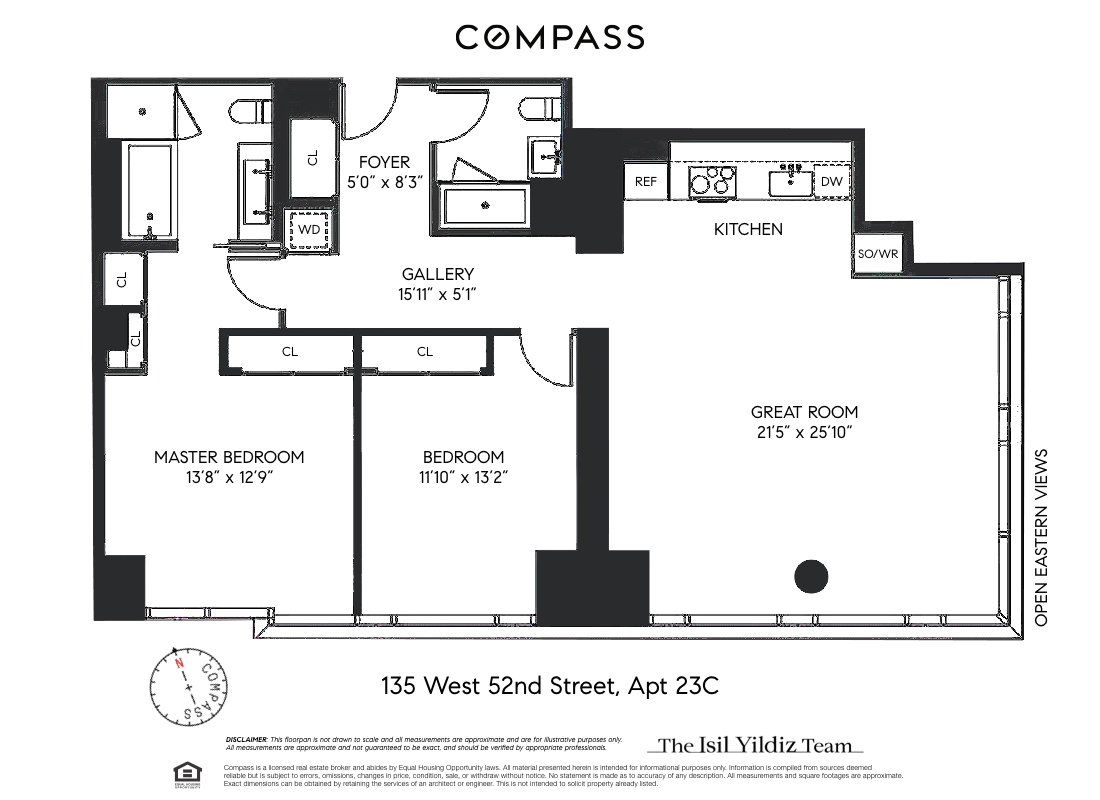 Floorplan for 135 West 52nd Street, 23C