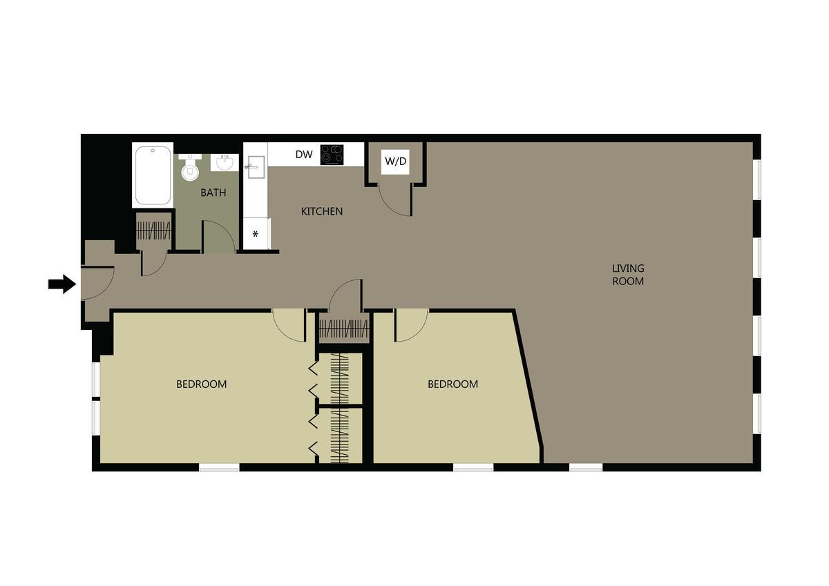 Floorplan for 47 Ann Street, 4-R