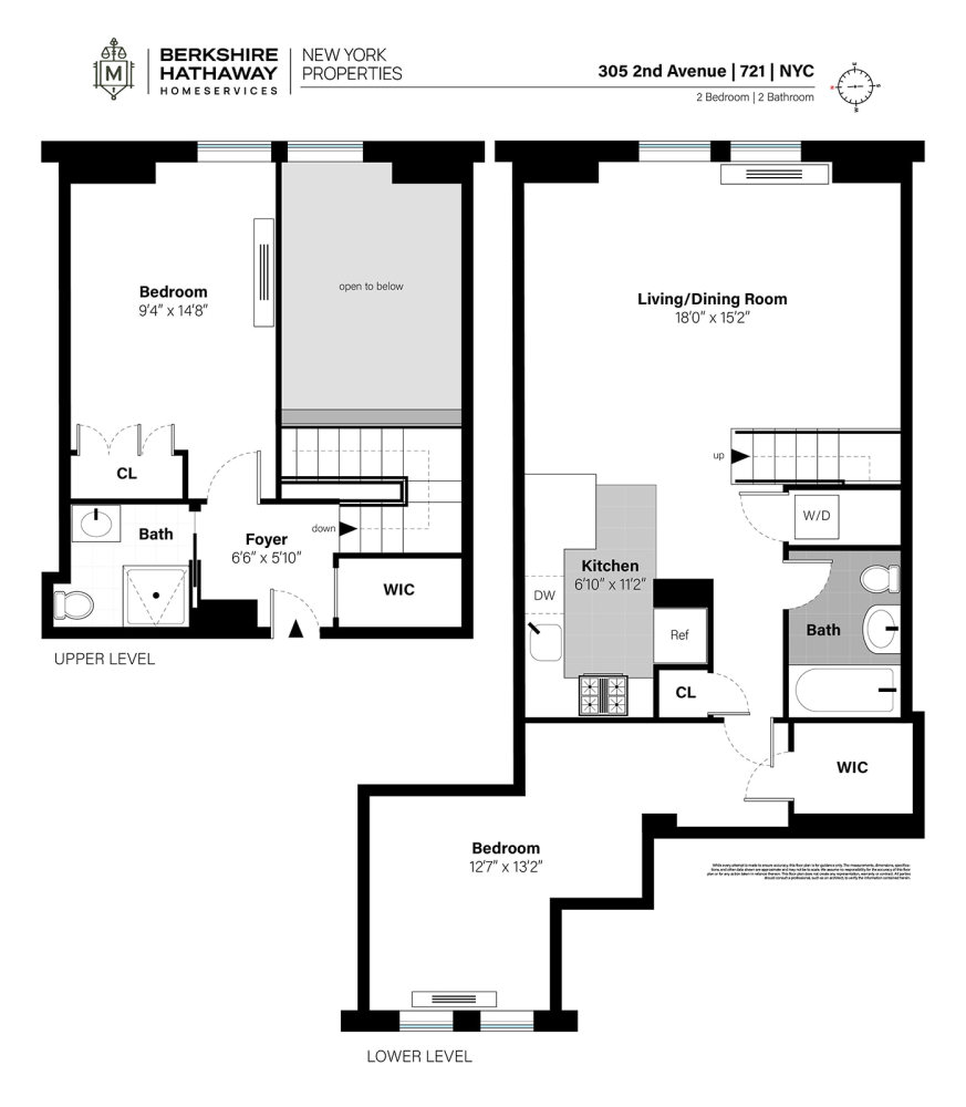 Floorplan for 305 2nd Avenue, 721