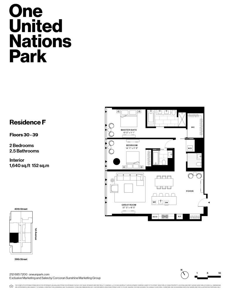 Floorplan for 695 1st Avenue, 32F