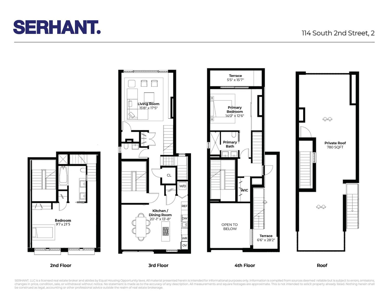 Floorplan for 114 South, 2nd Street, 2