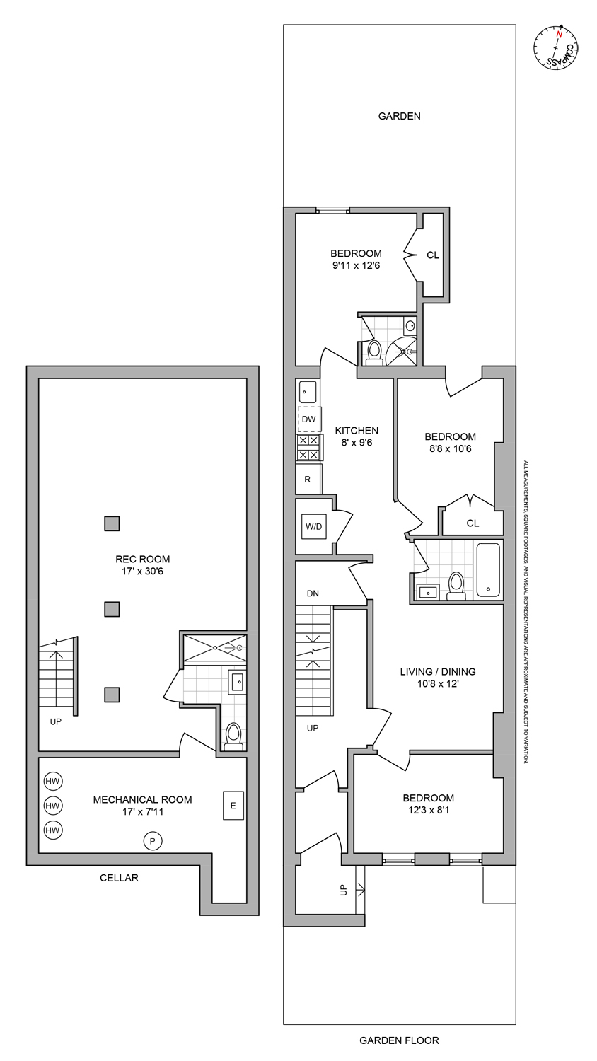 Floorplan for 977 Greene Avenue, 1