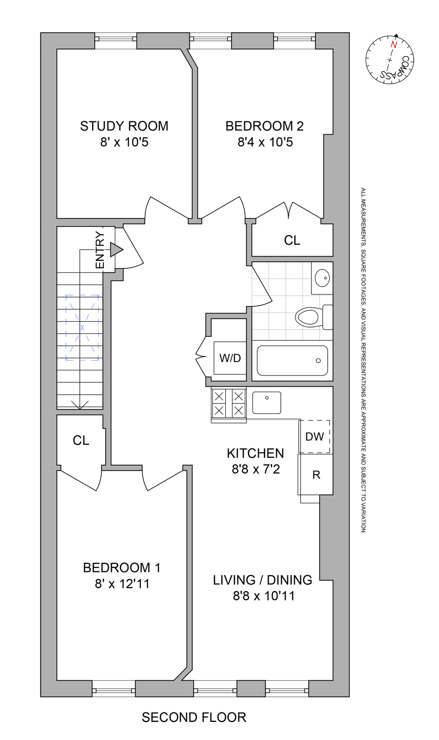 Floorplan for 977 Greene Avenue, 3