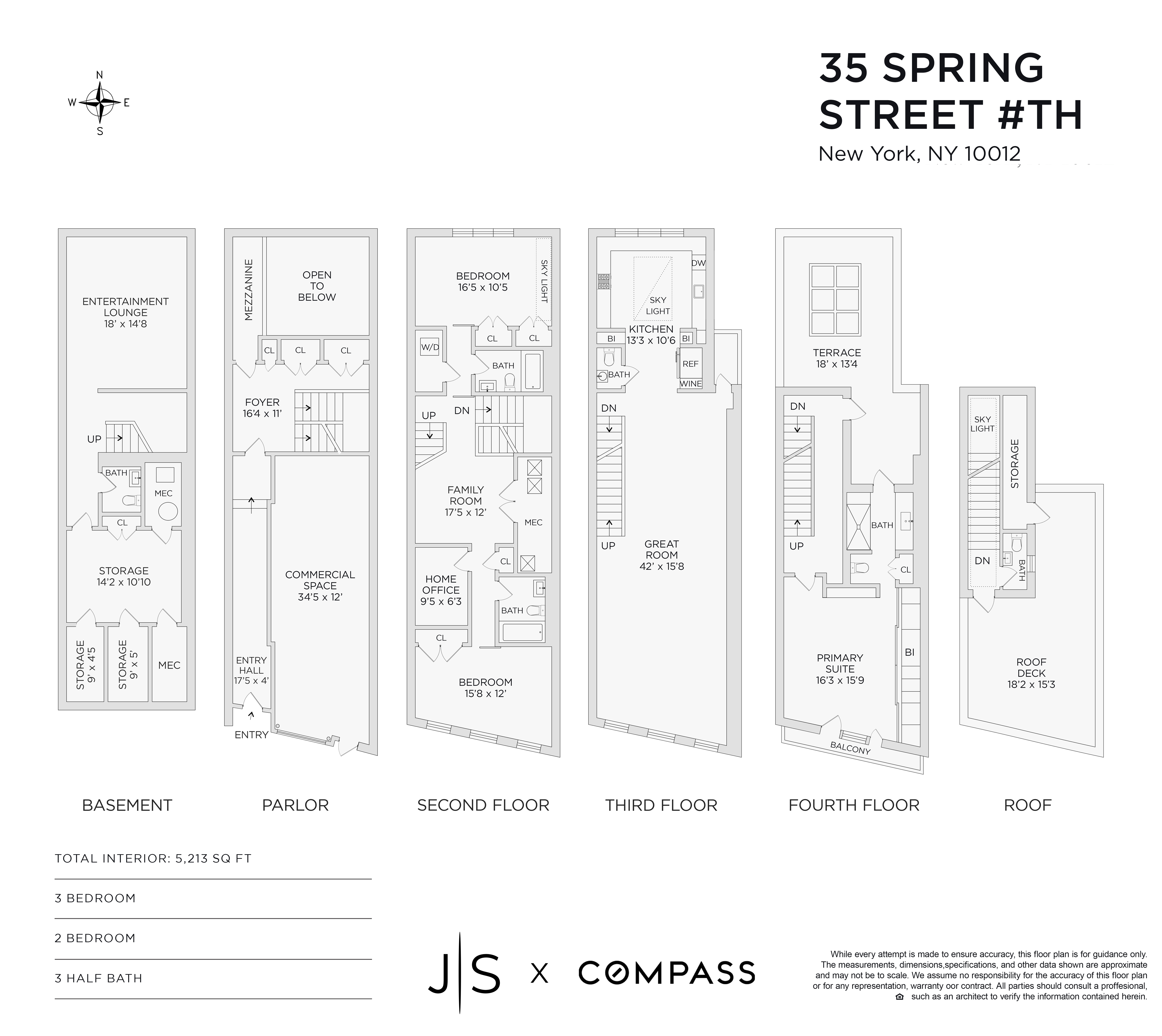 Floorplan for 35 Spring Street