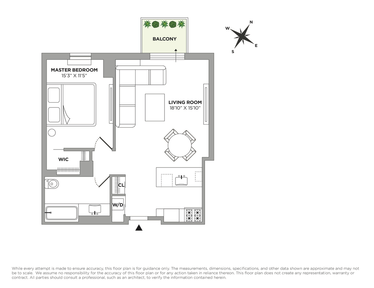 Floorplan for 333 Rector Place, 312