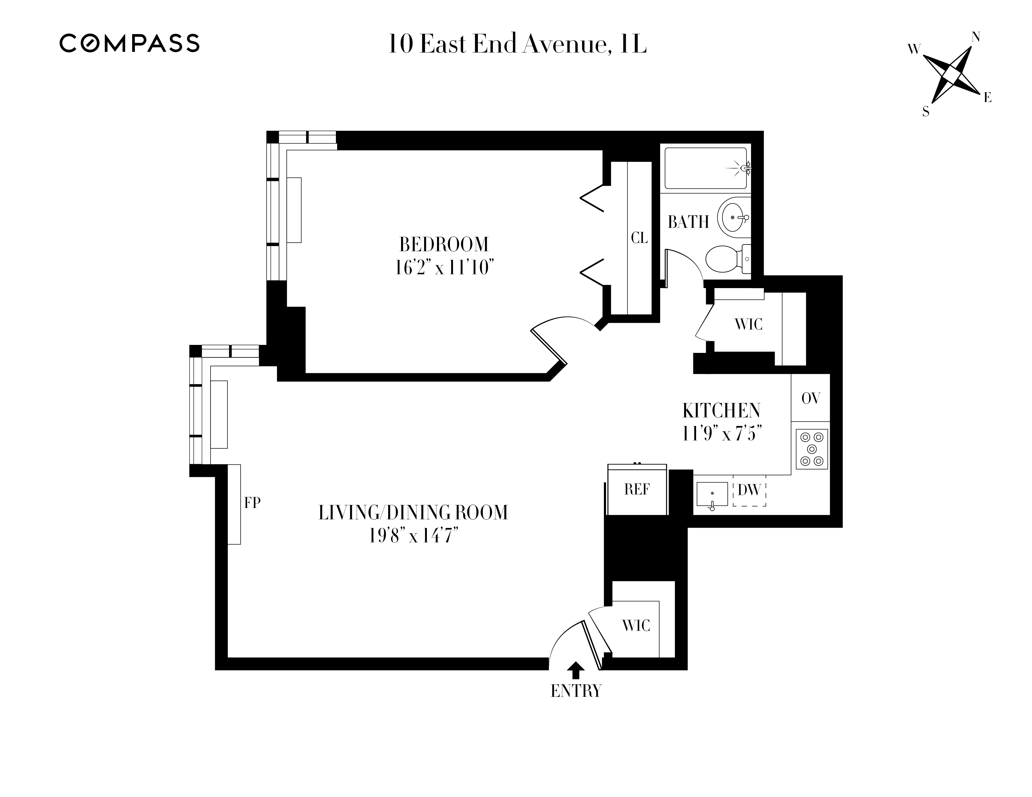 Floorplan for 10 East End Avenue, 1L