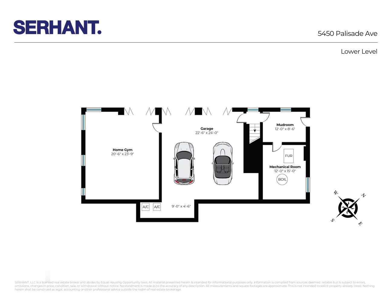 Floorplan for 5450 Palisade Avenue