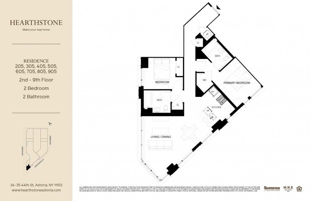 Floorplan for 34-35 44th Street, 905