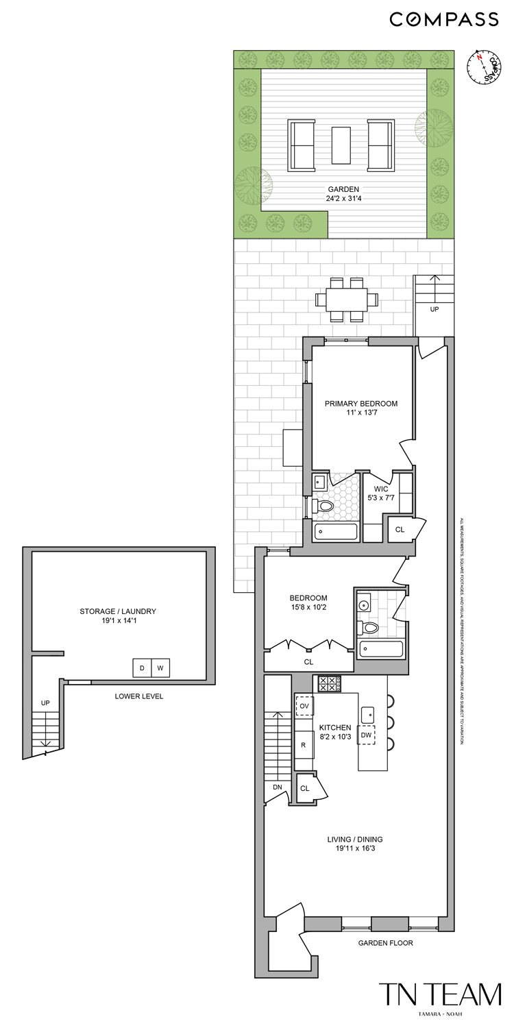 Floorplan for 321 Union Street, 1B