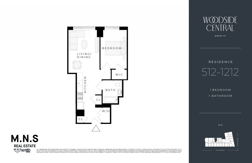 Floorplan for 46-10 70th Street, 812