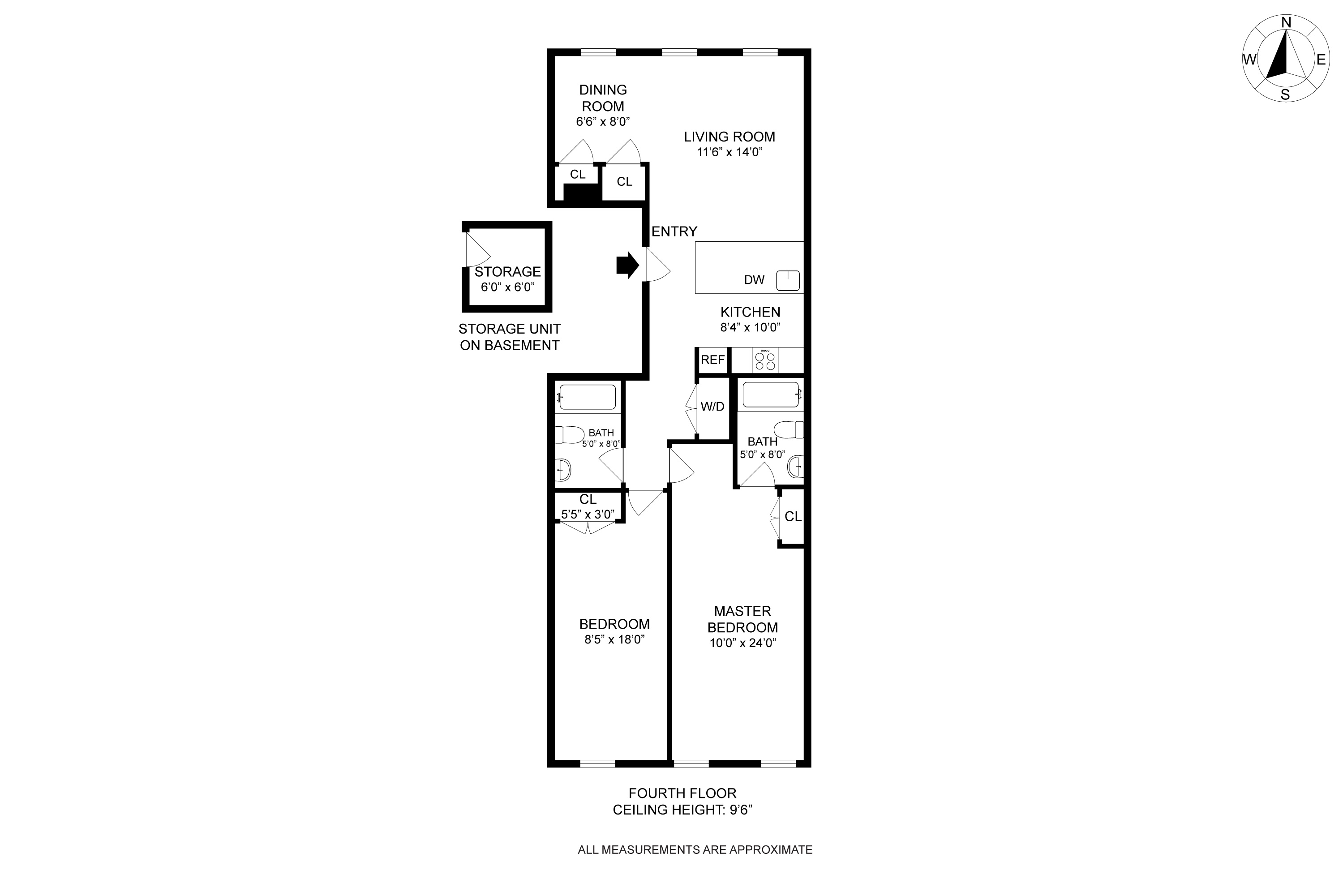 Floorplan for 140 Jefferson Avenue, 4