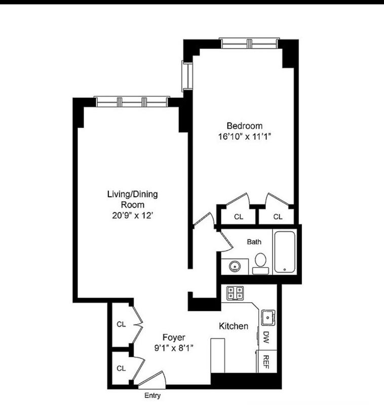 Floorplan for 300 East 40th Street, 24-P