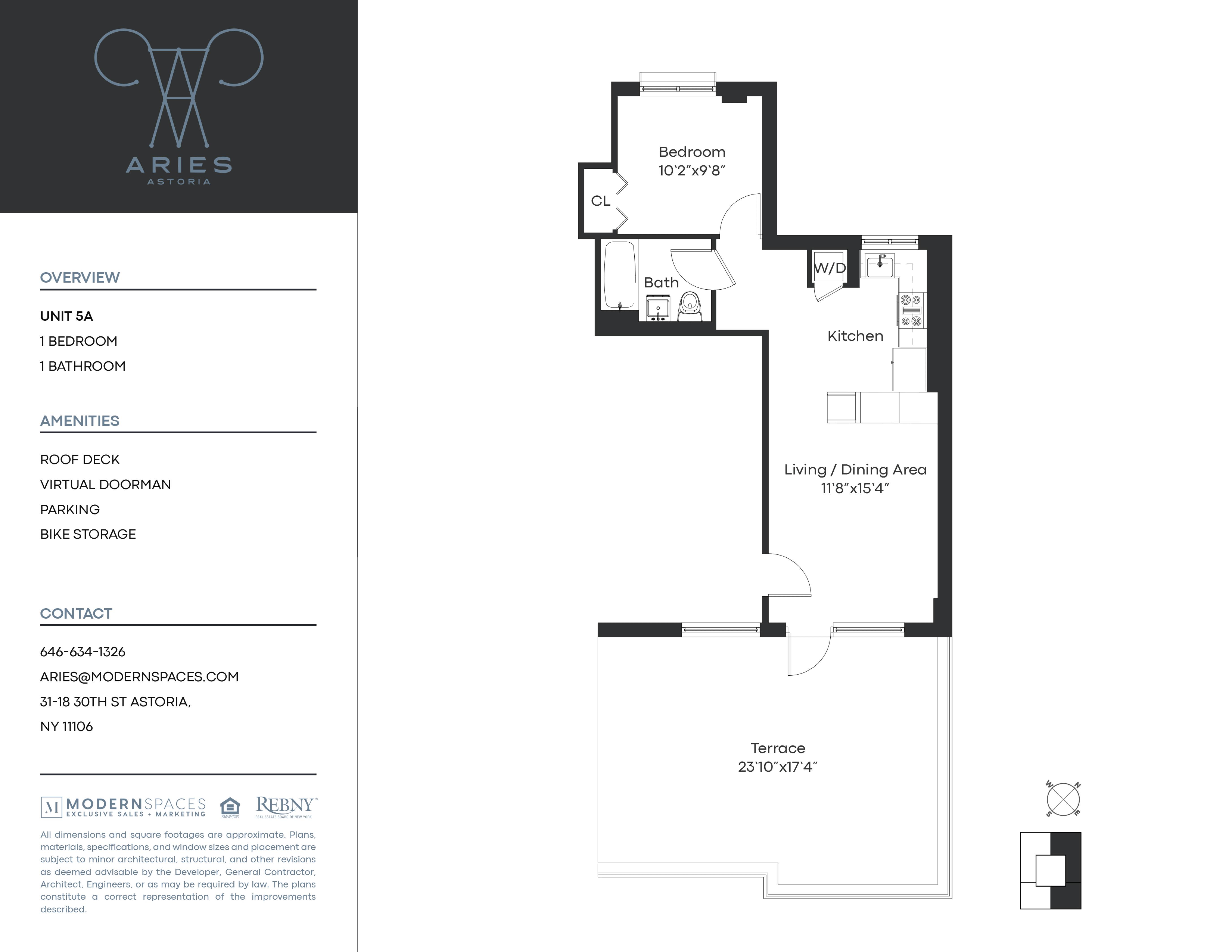 Floorplan for 31-18 30th Street, 5-A