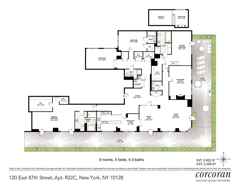 Floorplan for 120 East 87th Street, R22CD