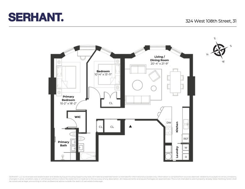 Floorplan for 324 West 108th Street, 31