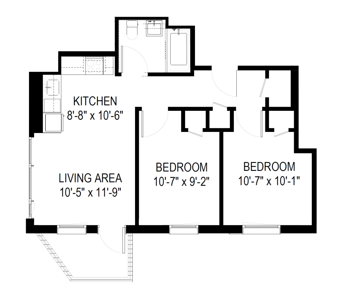 Floorplan for 123 Melrose Street, 460