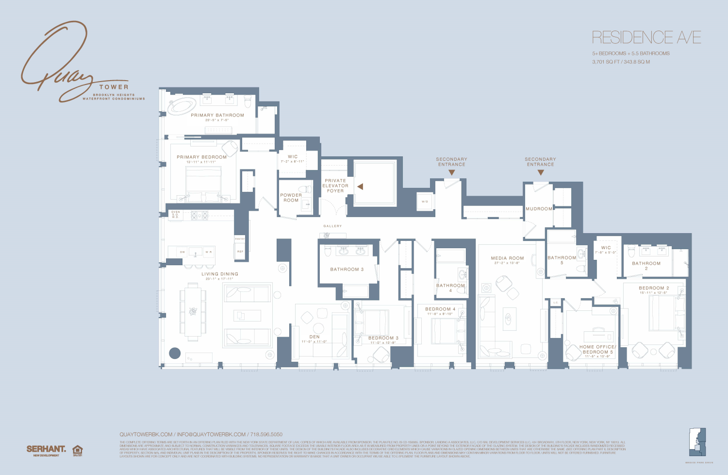 Floorplan for 50 Bridge Park Drive, 25AE