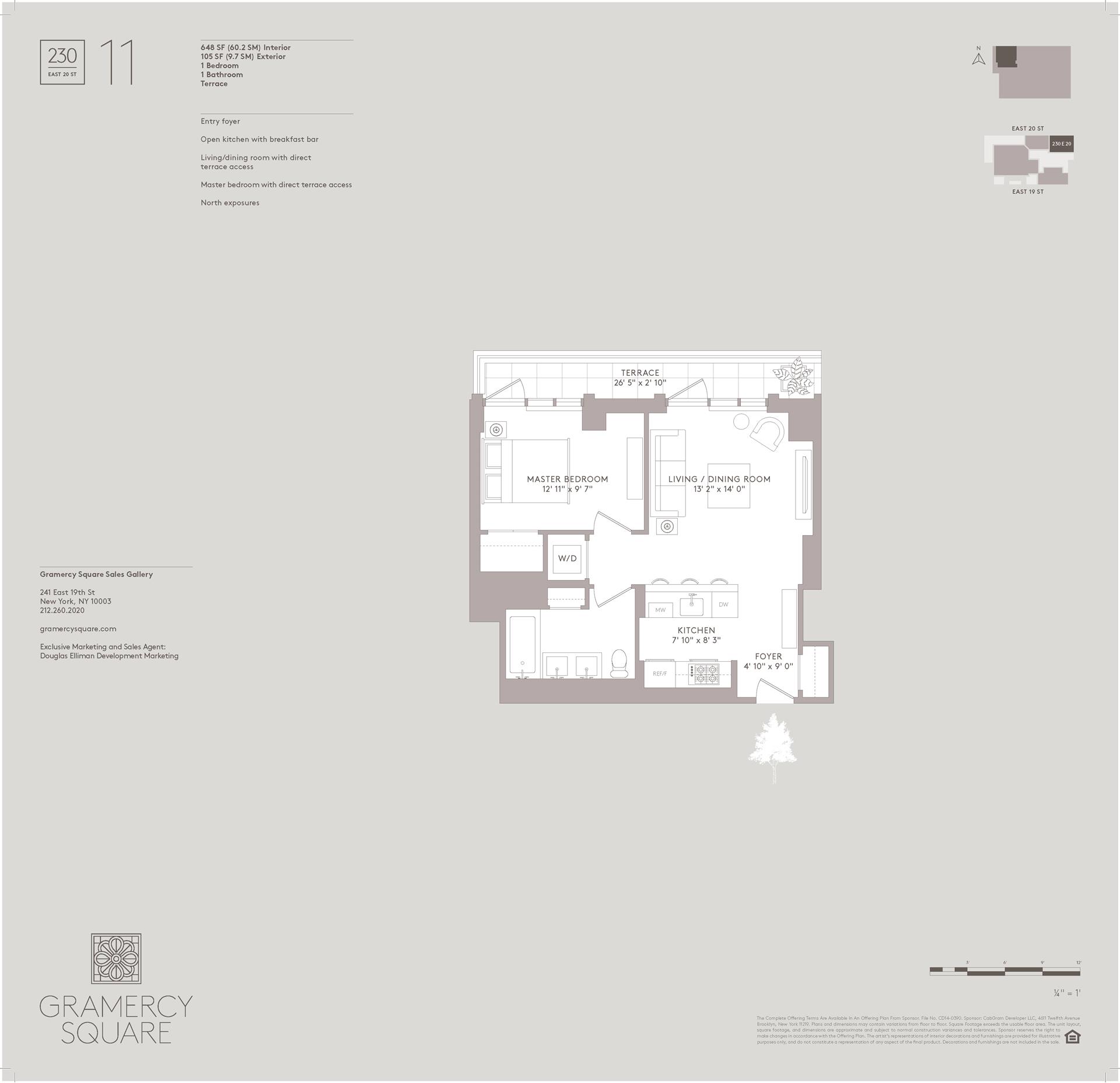 Floorplan for 230 East 20th Street, 11