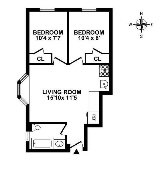 Floorplan for 139 East 30th Street, 1D