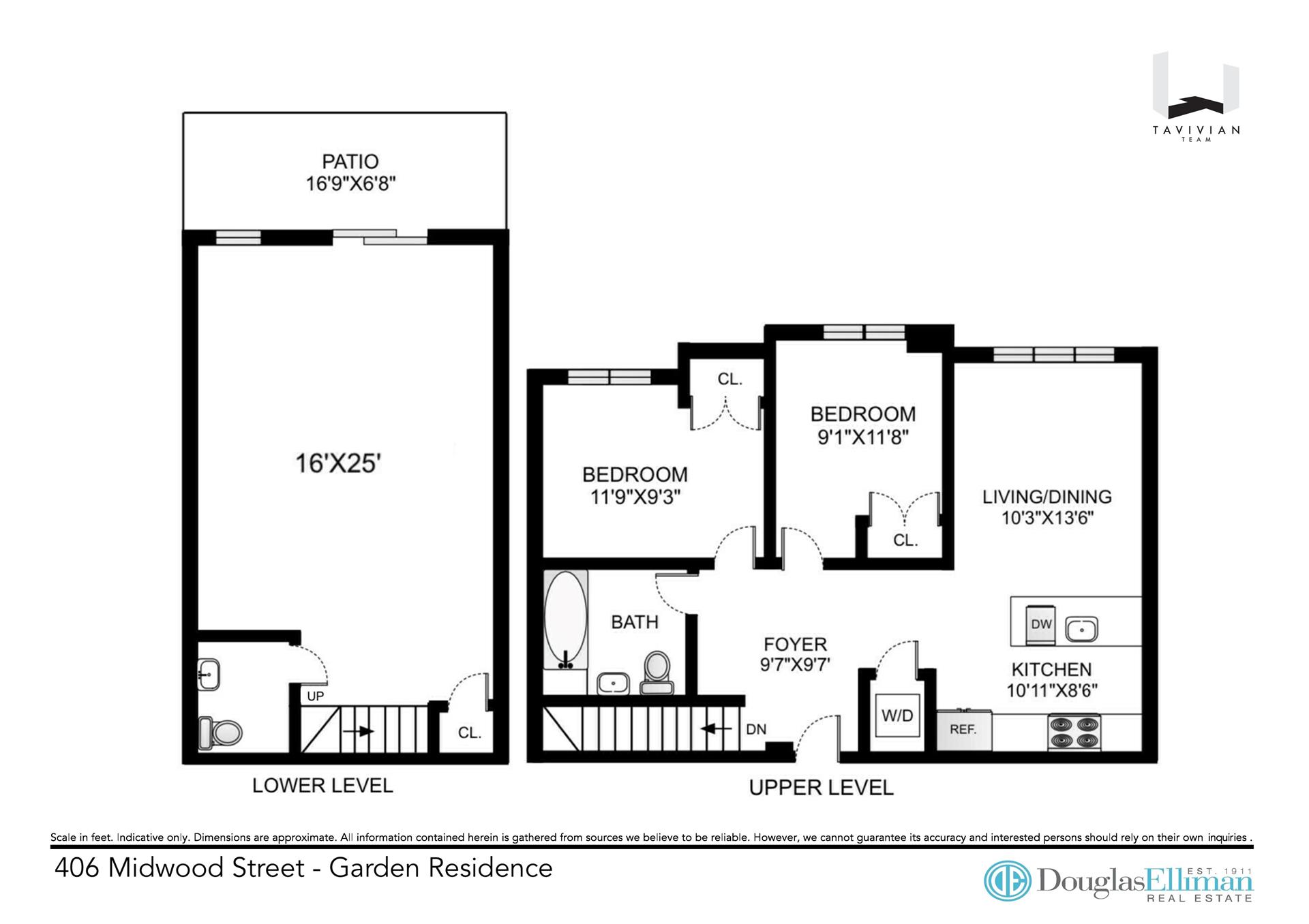 Floorplan for 406 Midwood Street, 1A