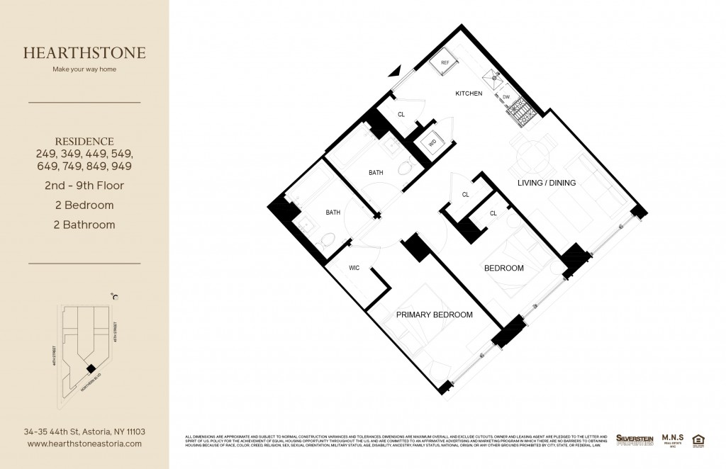 Floorplan for 34-35 44th Street, 249