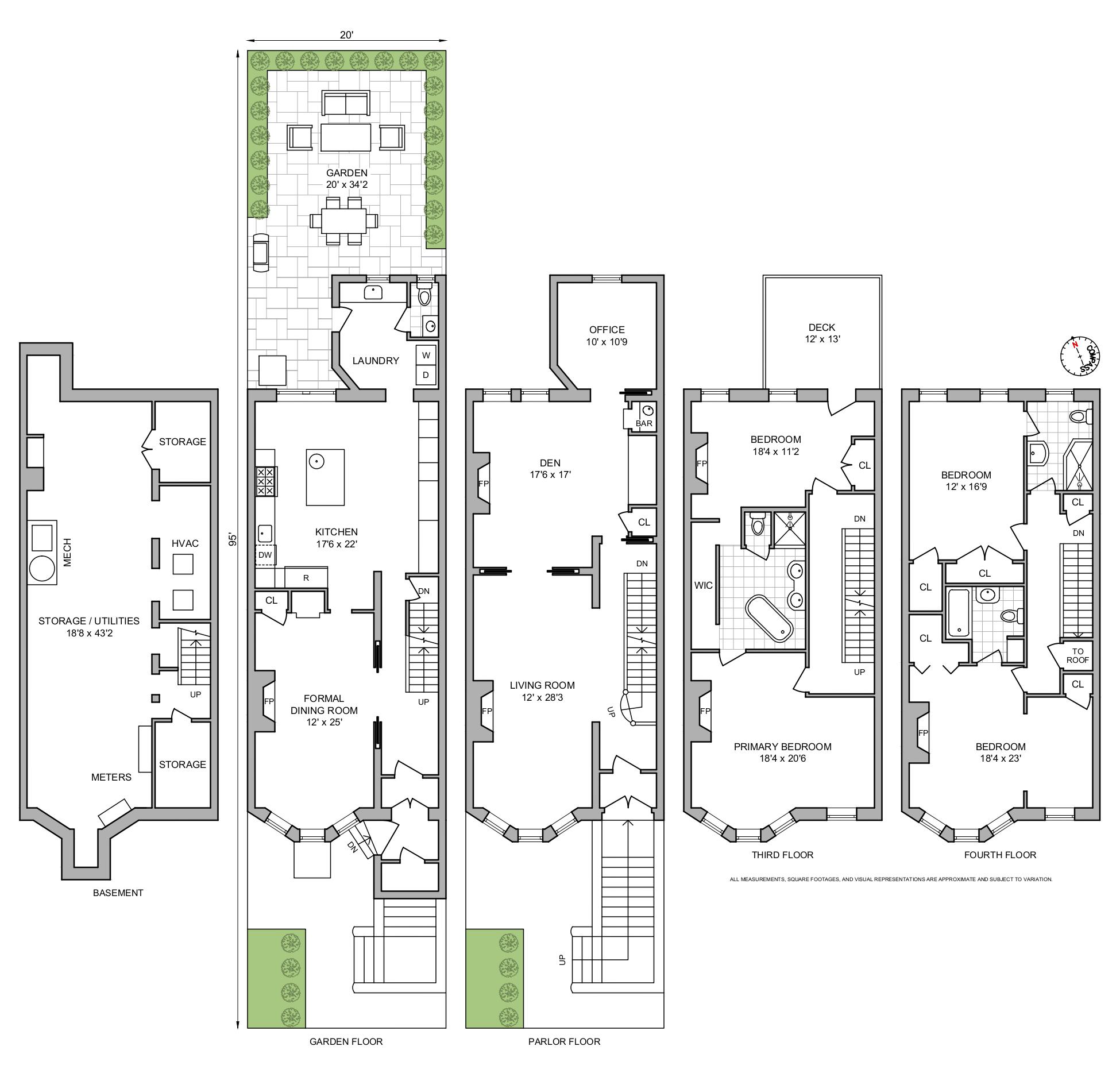 Floorplan for 545 3rd Street