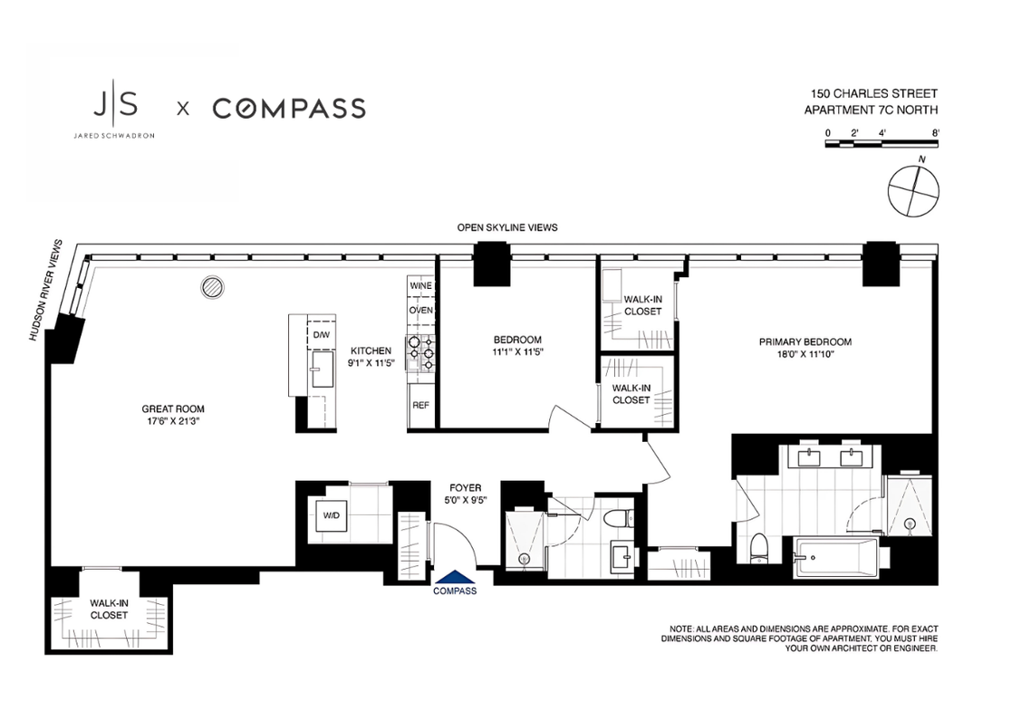 Floorplan for 150 Charles Street, 7CN