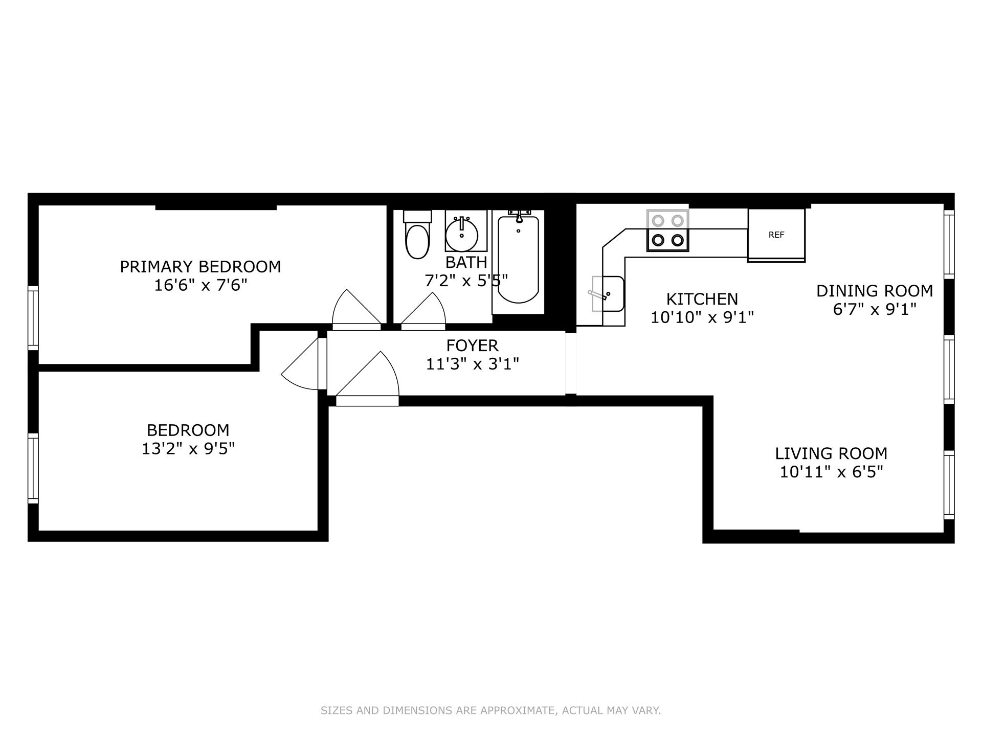 Floorplan for 75 West 126th Street, 2