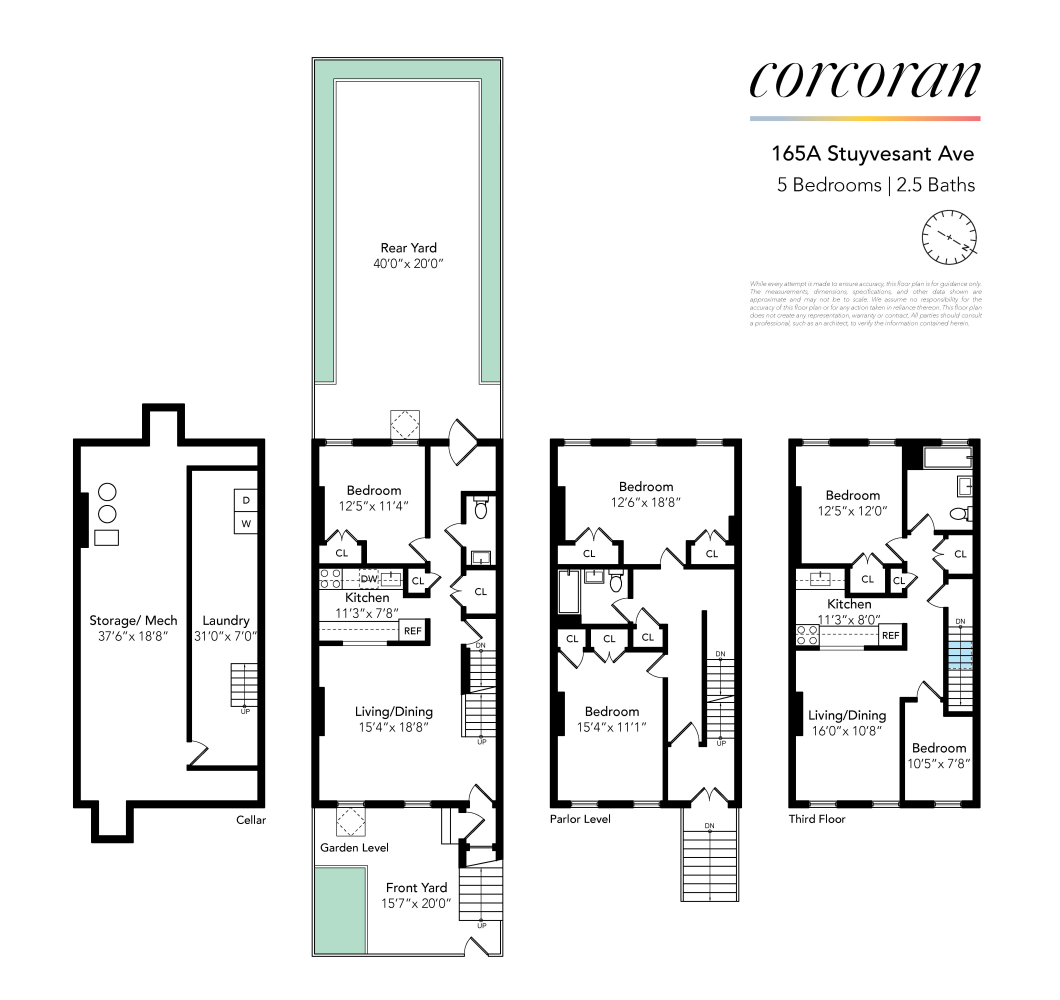 Floorplan for 165 Stuyvesant Avenue