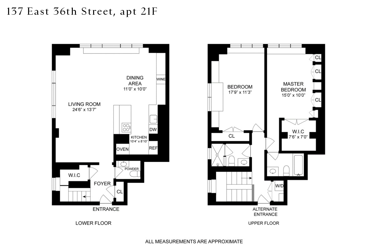 Floorplan for 137 East 36th Street, 21F